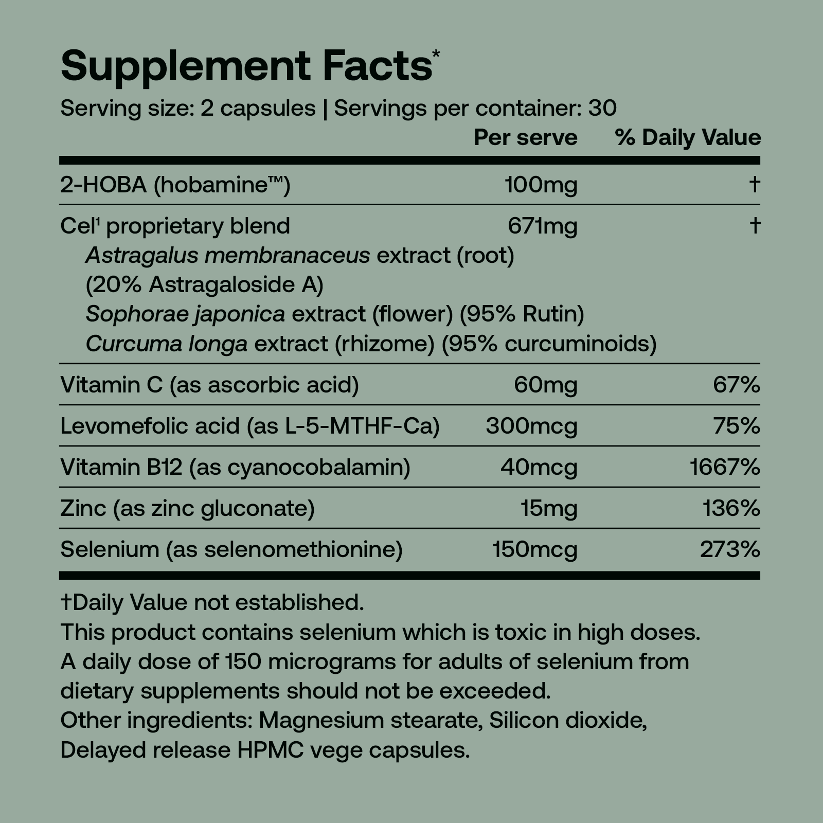 SRW - Cellular System - Cel¹ StabilityAnti Aging Supplements | For Youthful Cell Functions